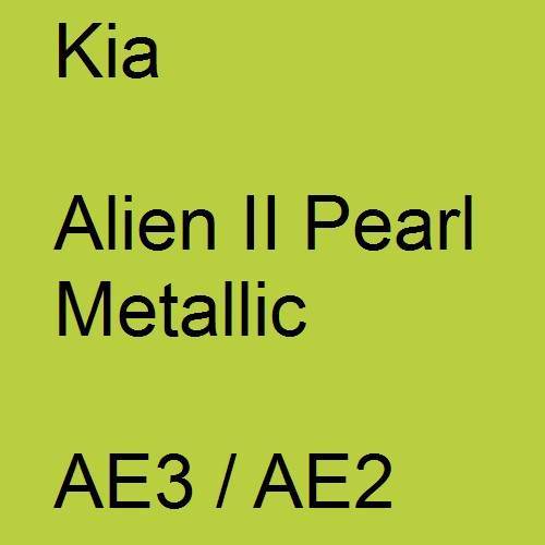 Kia, Alien II Pearl Metallic, AE3 / AE2.